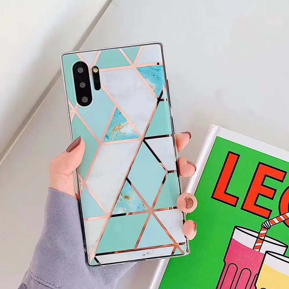 Модный мягкий глянцевый мраморный чехол для samsung Galaxy Note 10 Pro Plus A70 A50 A20 A30 A10 M10 S10 E S10 plus