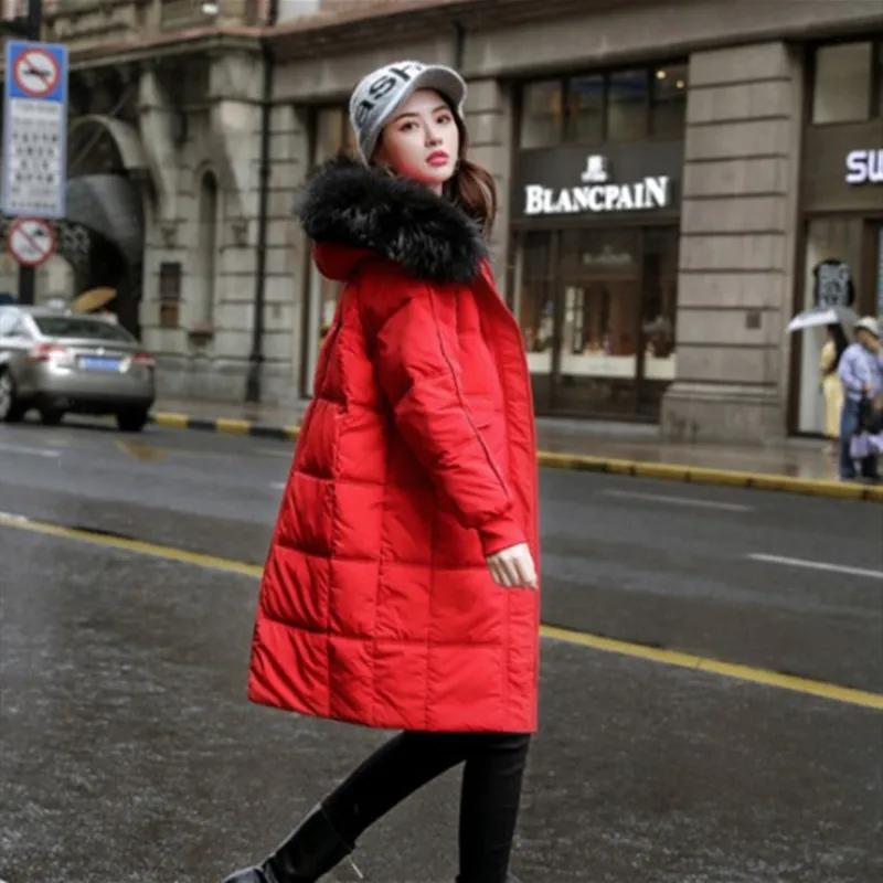 Зимнее пальто для женщин, Пузырьковые лодки и куртки, одежда, топы, блузки, пуховое теплое плюс бархатное пальто, модное длинное черное с капюшоном