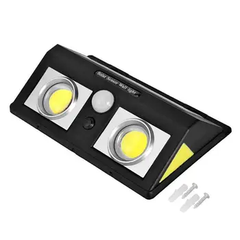

Double COB LED Solar Power Lamp Motion Sensor Wall Light Waterproof Outdoor Garden Home Yard Path Lighting