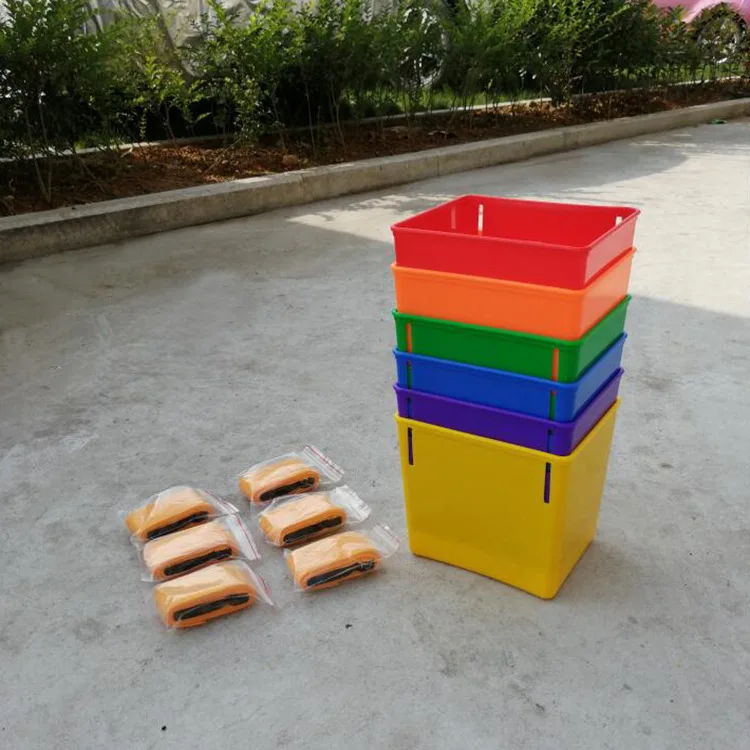 

Kindergarten Outdoor Parent And Child Toy Bucket Bomb Interactive Toy Children Physical Fitness Training Section Teaching Toys