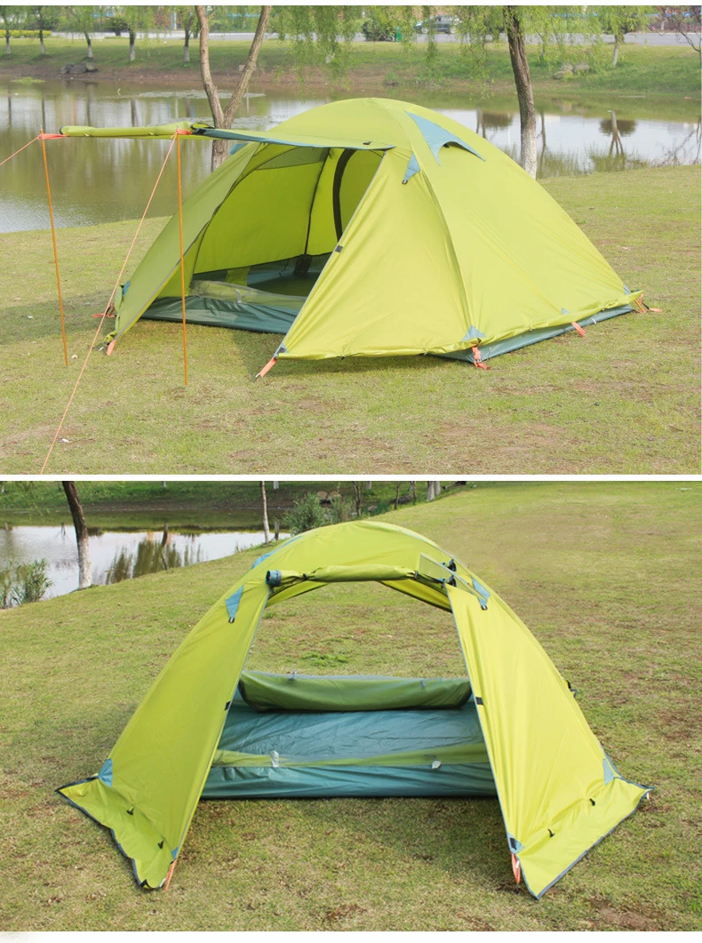 FLYTOP Outdoor Camping Tent For Rest Travel 2 Persons 3 Double Layer Windproof Waterproof Winter Professional Camp Tourist Tent (19)