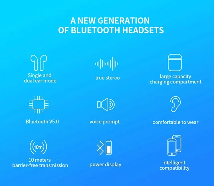 TWS Bluetooth гарнитура Беспроводные наушники Handsfree i12 tws наушники для Apple Xiaomi i9s tws беспроводные наушники Bluetooth наушники