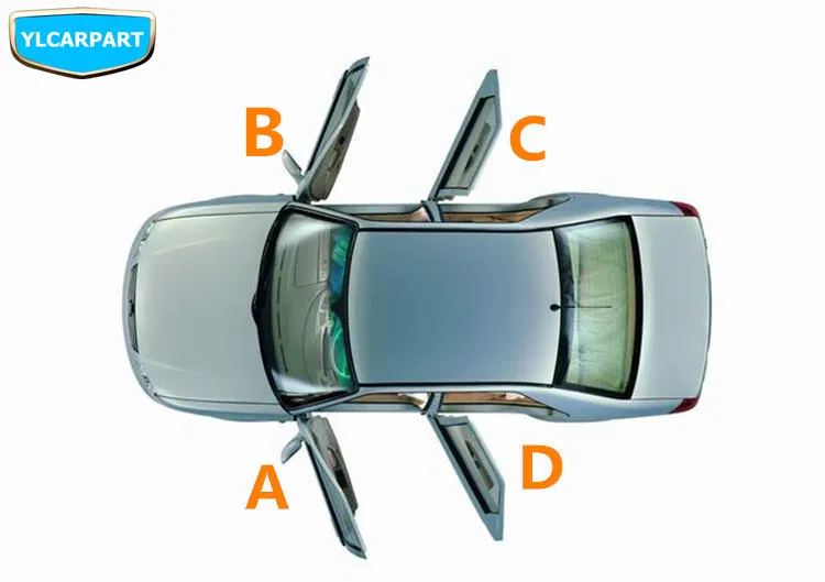 Для Geely Atlas, Boyue, NL3, SUV, Proton X70, Emgrand X7 Sports, автомобильная индуктивность наружная дверная ручка