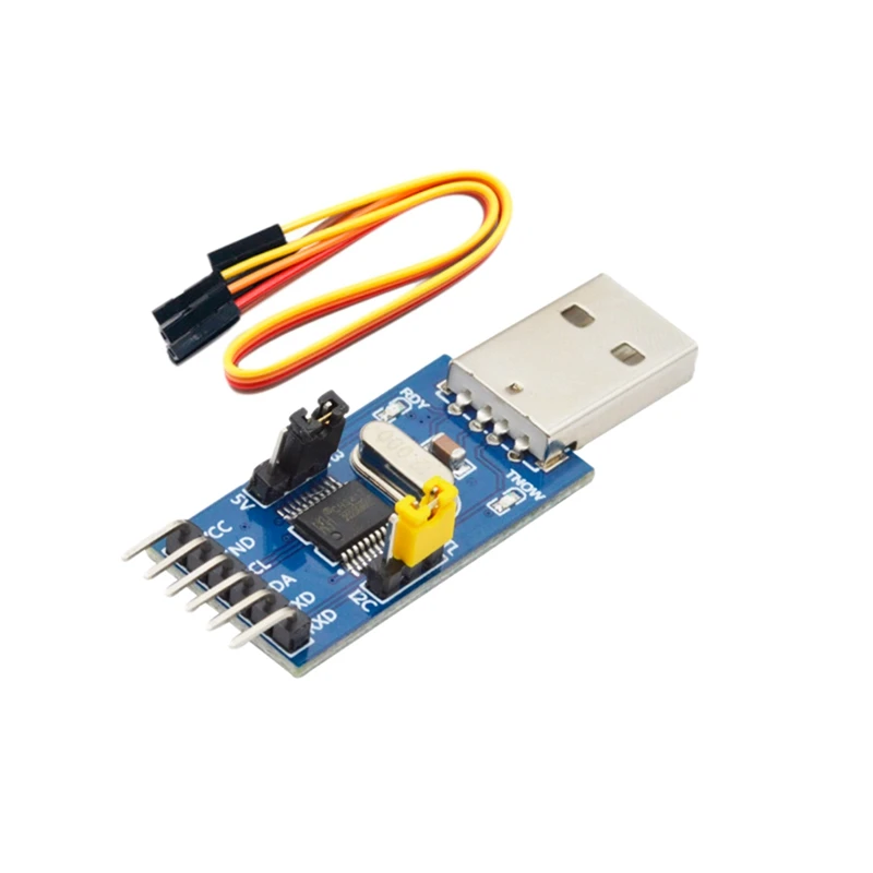 

HFES CH341T Two-In-One Module USB To I2C IIC UART USB To TTL Single-Chip Serial Port Downloader