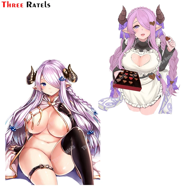 Three Ratels B180 Narmaya Granblue Fantasy Stickers Per Peugeot 207 Car Decor Vinile Materiale Impermeabile