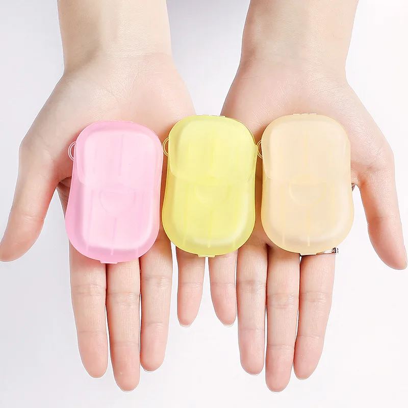 20 Pcs Random Color Travel Soap Paper Washing Hand Bath Clean Disposable Boxe Soap Portable Mini Paper Soap 20 Pcs Random Color Travel Soap Paper Washing Hand Bath Clean Disposable Boxe Soap Portable Mini Paper Soap