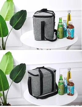 

Large Capacity Food Insulated Warm Bag Leakproof Zipper Portable Cooler Bag for Outdoor Travel Beach Picnic Camping