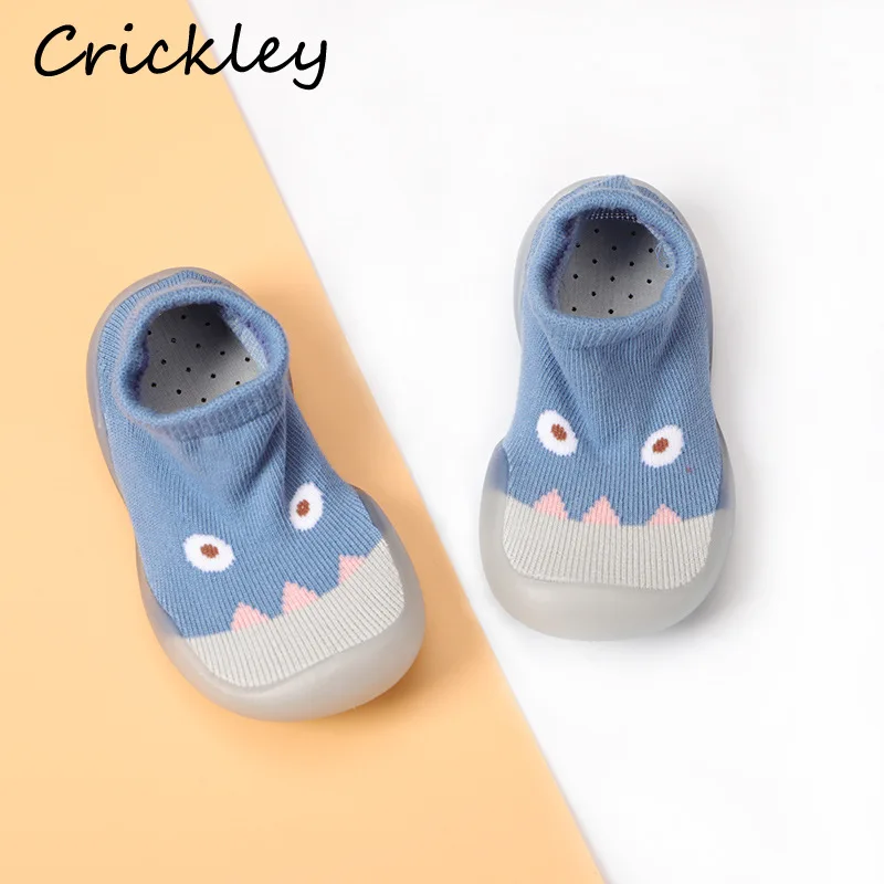 Baby Boys Girls Socks Shoes Home Indoor Floor Non Slip Shoes Newborn Soft Comfortable  Slip on Cartoon Pattern Toddler Shoes