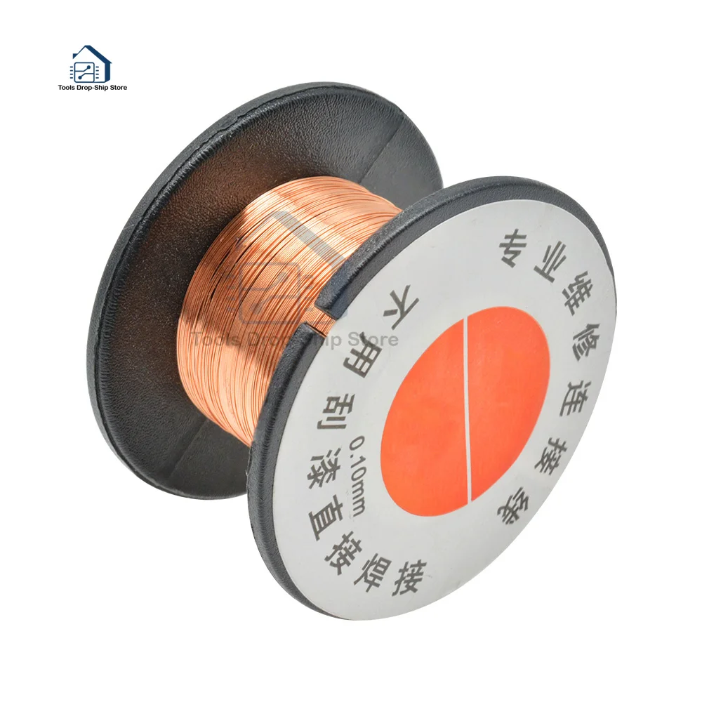 fibre metal welding hood 0.1mm Cable Copper Solder Soldering Wire Enamelled Notebook Motherboard Maintenance Cable Wire Assemblies for PCB Mobile Phone flux core wire