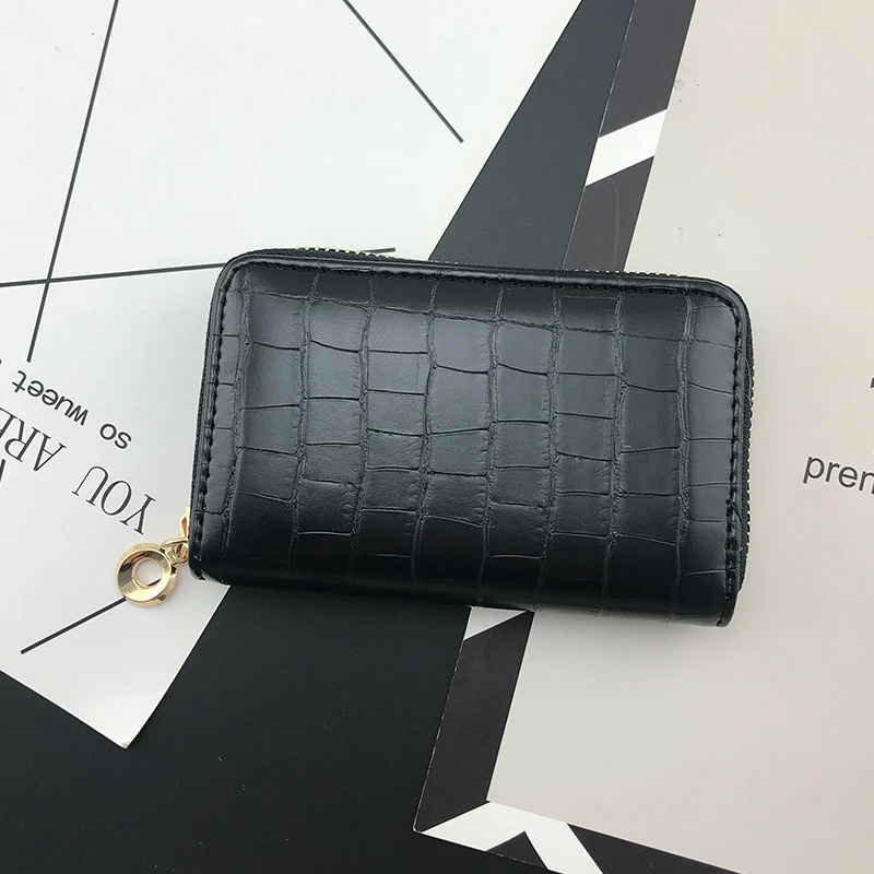11323black BELLO TUTTI, дизайнерский кошелек из искусственной кожи, женские мини-кошельки, модные держатели для карт, тонкий кошелек с карманом для монет, маленькая сумочка для денег - Цвет: 11323black