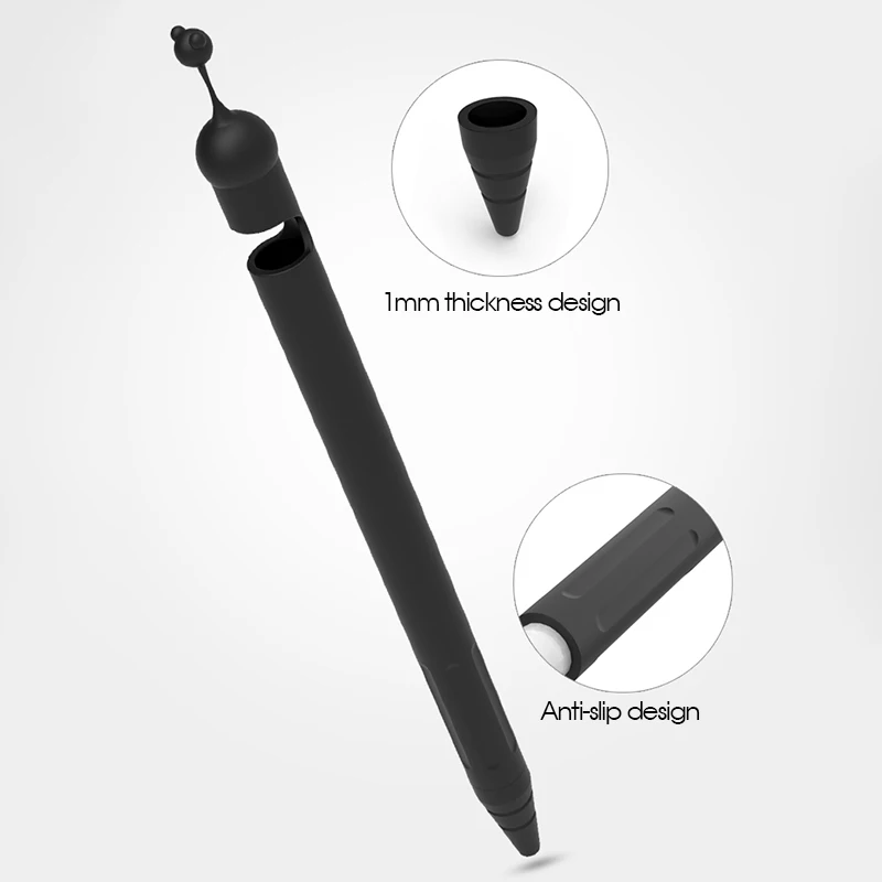 Силиконовый планшет стилус защитный чехол для Apple Pencil 1 поколение защитный колпачок карандаша для iPad карандаш защитный держатель