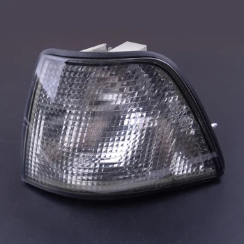 

beler Plastic Left Corner Smoke Turn Signal Lights Lens Case Fit For BMW E36 3-Series 2DR Coupe Convertible 318is 323i 325i