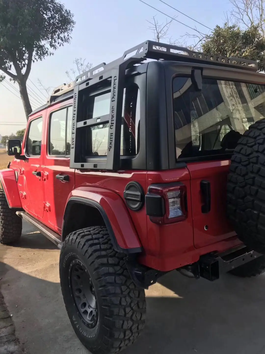 

JL1087 Storm портативный кровельный стеллаж черный высокопрочный стальной для Jeep Wrangler JL 2018 + LantSun