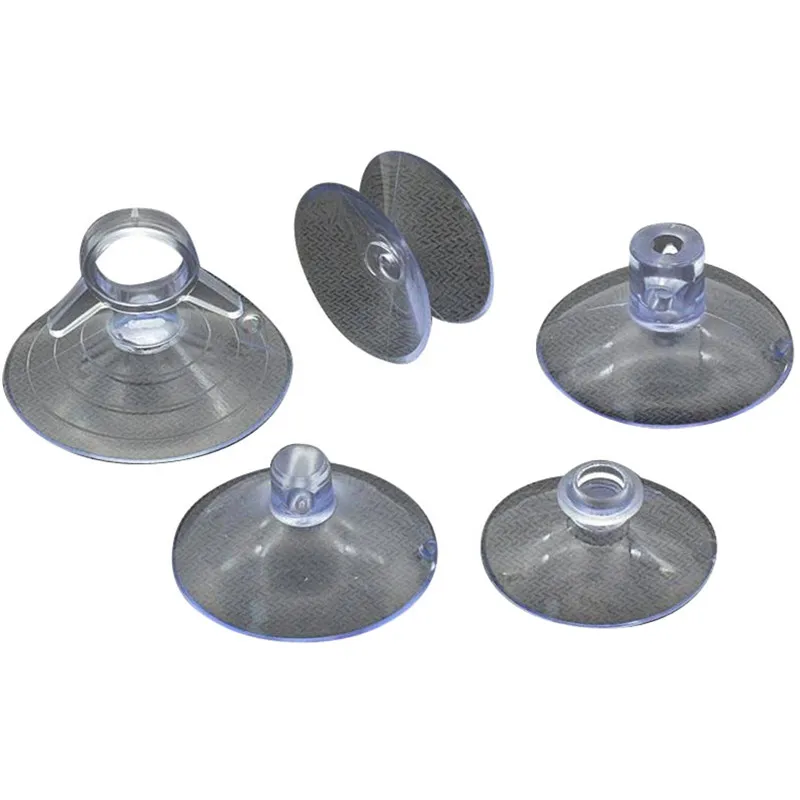Ventosa transparente de 20-80mm para ventosas, COLGADOR PARA Ventosas de vacío de setas, ganchos para ventana, cocina, baño, decoración, coche de boda