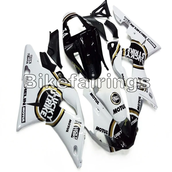 Lucky Strike Sportbike Cowlings для Yamaha YZF1000 R1 2000 2001 00 01 R1 ABS пластик впрыска кузова Комплект новые обтекатели