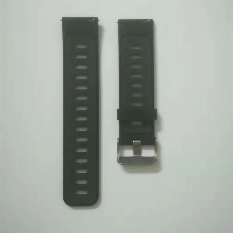 22 мм универсальный ремешок для часов, Двухцветный силиконовый ремешок для умных часов L5/L7/L8 Смарт-часы