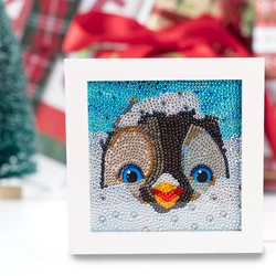 Unicorn Christmas 5D Diamond Painting Kit for Kids - Beginner Art and Craft Wall Decoration (011)