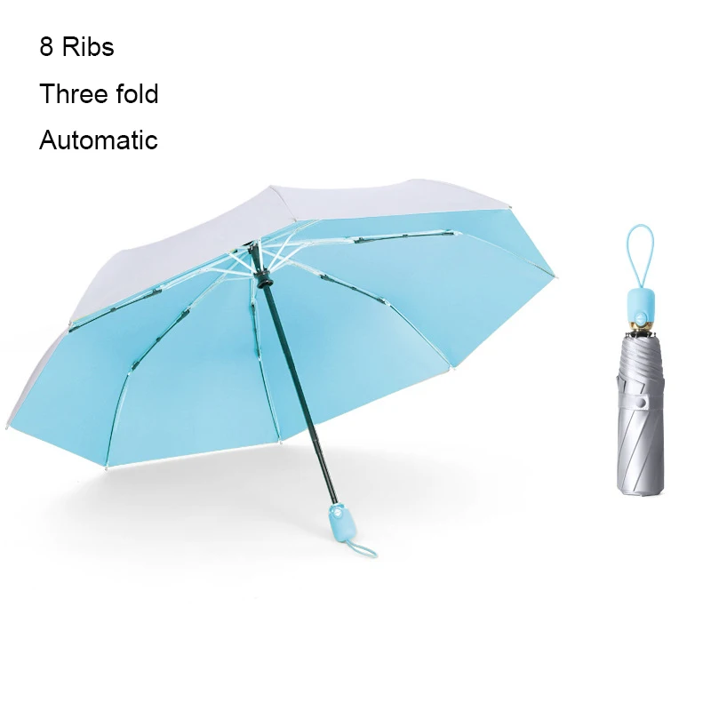 8 Ribs Pocket Mini Umbrella Anti UV Paraguas Sun Umbrella Rain Windproof Light Folding Portable Umbrellas for Women Children folding umbrella sun umbrella