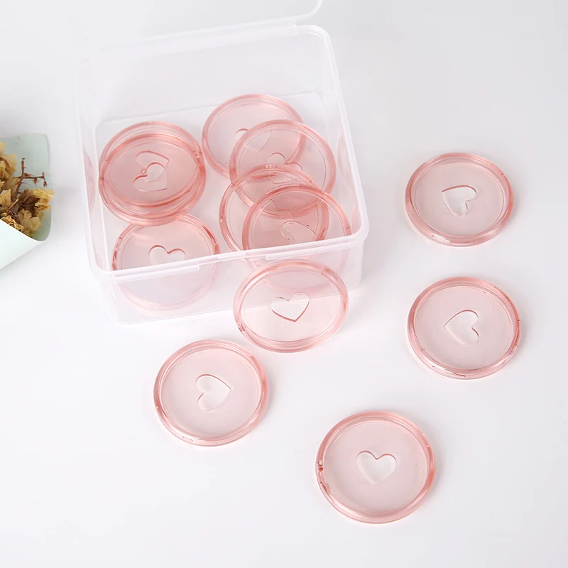 Transparent Disc Buckle Notebook Binding Ring Binds Love Mushroom Hole Hand Book Accessory 35mm Binder A5 Binder Ring