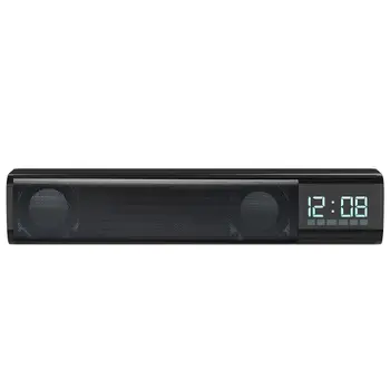 

Wireless Bluetooth 5.0 Stereo Speaker Loudspeaker FM Clock TF MP3 Handfree M5TB