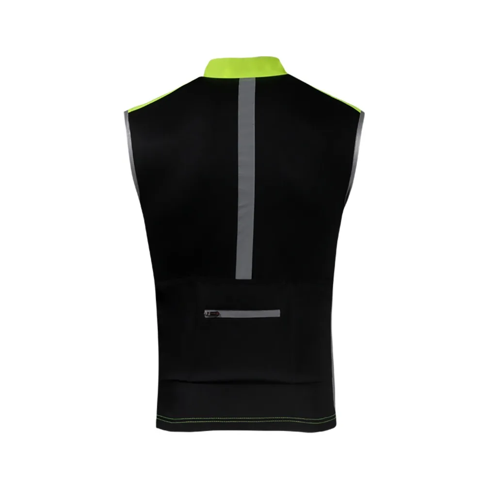 Men Women Cycling Vest Windproof Waterproof Running Vest MTB Bike Bicycle Reflective Clothing Sleeveless Cycling Jacket