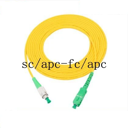 Upgrade Your Network: Single Mode Fiber Optic Jumper Cable, 3mm, 1m-40m Length, APC-LC-FC-ST to UPC-SC-LC-FCSC/APC-SC/APC-SM. Fast, Reliable Connectivity! Description Image.This Product Can Be Found With The Tag Names Fiber optic jumper cable apc, Fiber optic patch cable jumper, Patch cord fiber optic fc sc, Sm lc fiber optic jumper cable