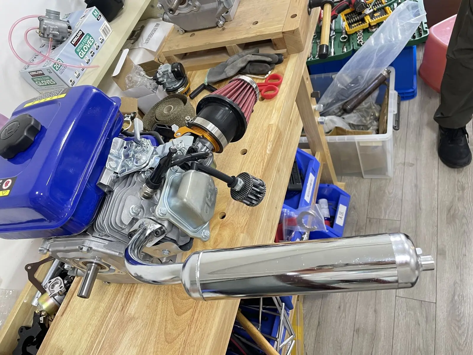 Tubo Di Scarico Per Motori Predator 212cc, Honda GX160 - Foto 7