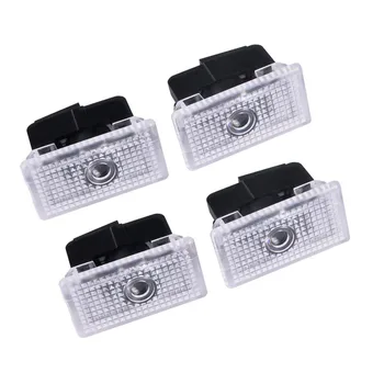 

For Tesla Model S X Led Car Door Light Logo Projector Bulb Ground Courtesy Step Light Symbol Bulb Car Accessories