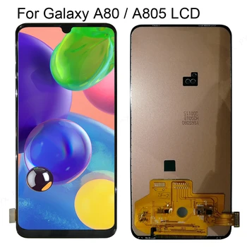

For Samsung galaxy A80 A805 A805FD SM-A805FD LCD Display + Touch Screen Sensor Assembly For galaxy A90 A905 Lcd Free Shipping