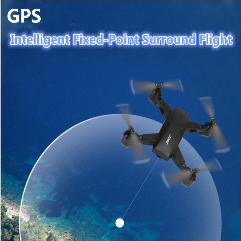 Профессиональный WIIF FPV, пульт ДУ Дрон игрушки 2,4G 4CH 5G gps авто следить за мной складной Радиоуправляемый Дрон вертолет с 1080P HD камерой
