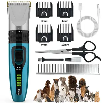 

Professional Pet Hair Clipper Electrical Dog Hair Trimmer (Pet/Cat/Dog/Rabbit) Dog Grooming Trimmer Shaver Set Pets Haircut Tool