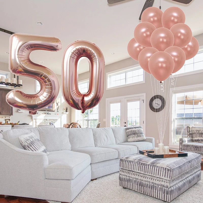 

40inch Number Ballons Birthday Party Decorations Balony Globos Anniversaire Happy 18 Home Decoration Accessories Palloncini