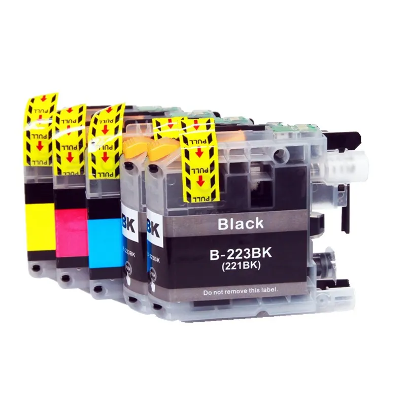 LC 221BK 221 221XL чернильные картриджи MFCJ5720DW MFCJ480DW MFCJ680DW MFCJ880DW DCPJ4120DW DCPJ562DW струйный принтер - Цвет: 1SET 1BK 5PCS