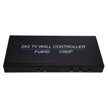 

2X2 Video Wall Controller 1 HDMI Input 4 HDMI Output 2X1/3X1/4X1/1X2/1X3/1X4 TV Processor Ies Stitching EU Plug