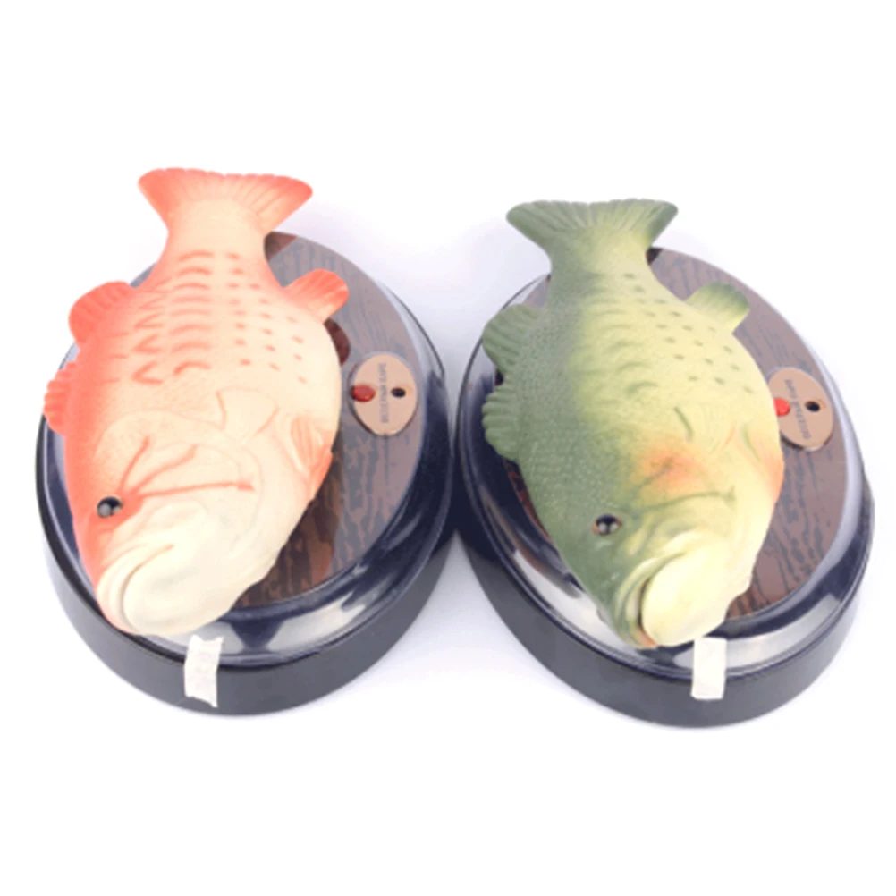 Детская Веселая искусственная рыба пластиковая движущаяся игрушка на