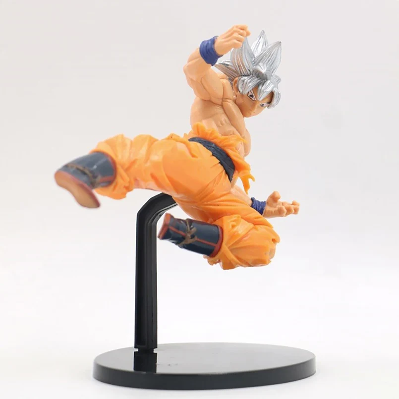 18 см японского аниме Dragon ball Z goku ПВХ Фигурки игрушки серебряные волосы Гоку украшения Коллекционная модель игрушки для ребенка подарок