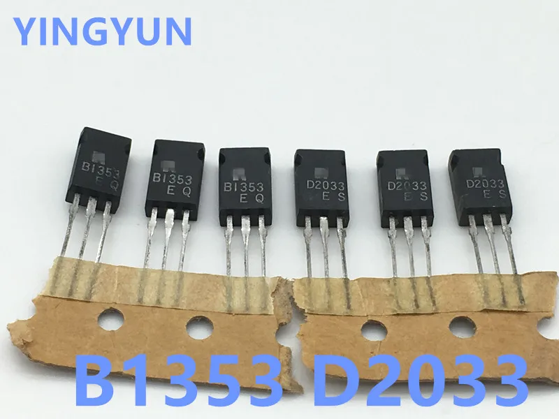 2 unids/lote 1 pares B1353 D2033 2SD2033 2SB1353 nuevo original