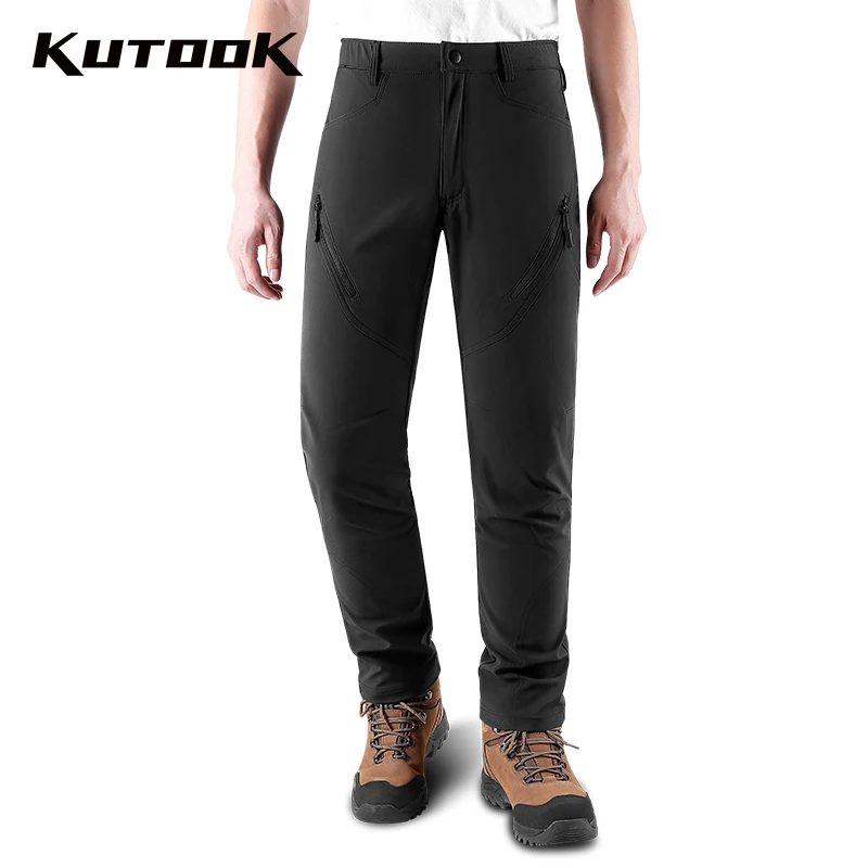 Kutook Autumn Winter Outdoor Sports Hiking Pants Men Camping Climbing Trekking Tourism Polar