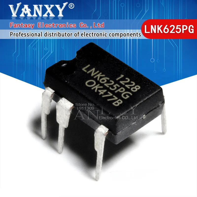 5pcs LNK625PG DIP-7 LNK625 DIP7 LNK625P | Электронные компоненты и принадлежности