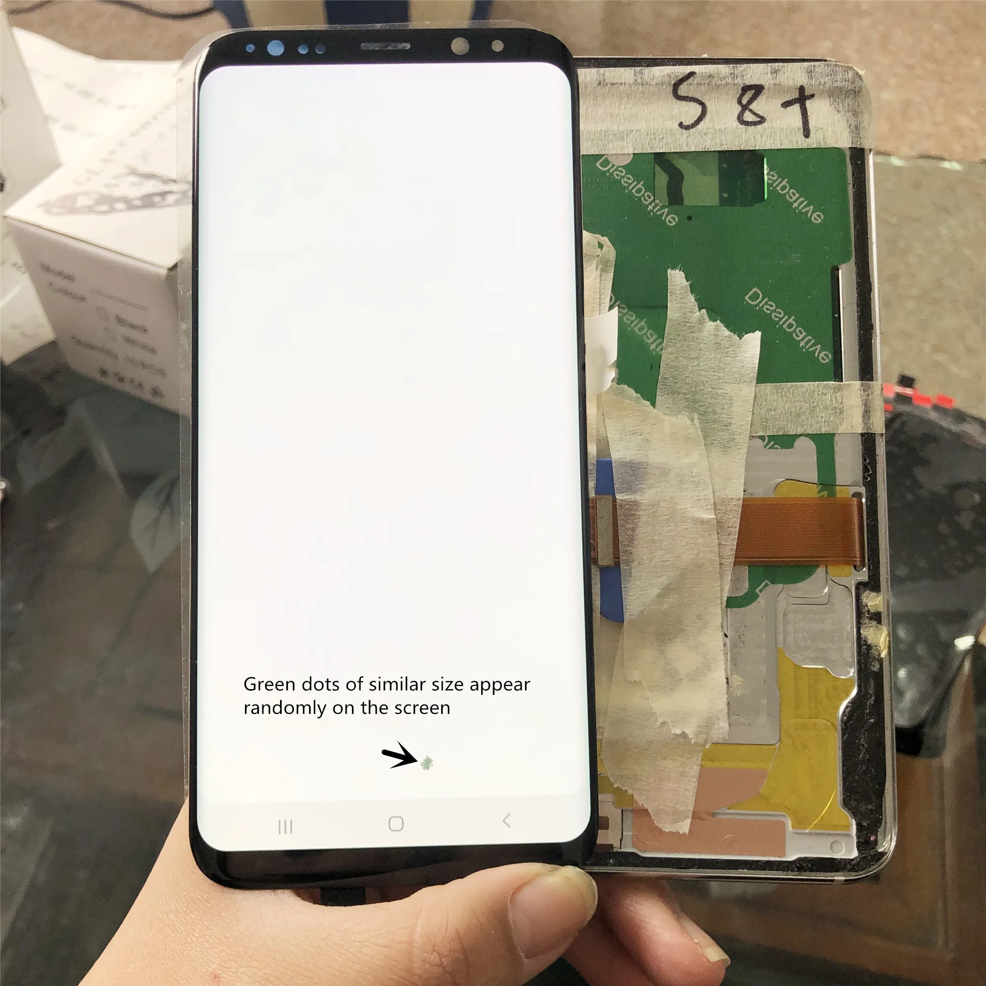 Оригинальный дисплей для SAMSUNG Galaxy S8 PLUS G955 G955F сменный ЖК-экран и сенсорный