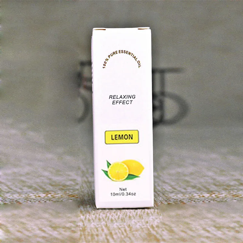Натуральное ароматическое масло премиум класса эфирное масло 10 мл для паники, депрессии, напряжения и нервов - Цвет: Lemon