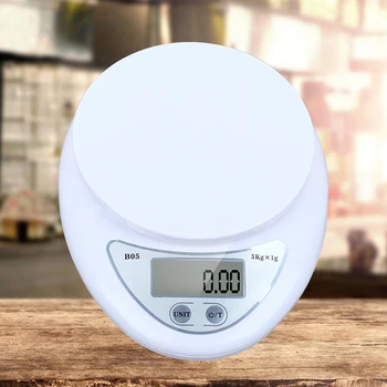 

5kg / 1g Portable Digital Scale LED Electronic Scale Food Measurement Weight Battery Powered Measurement Weight Kitchen Gadget