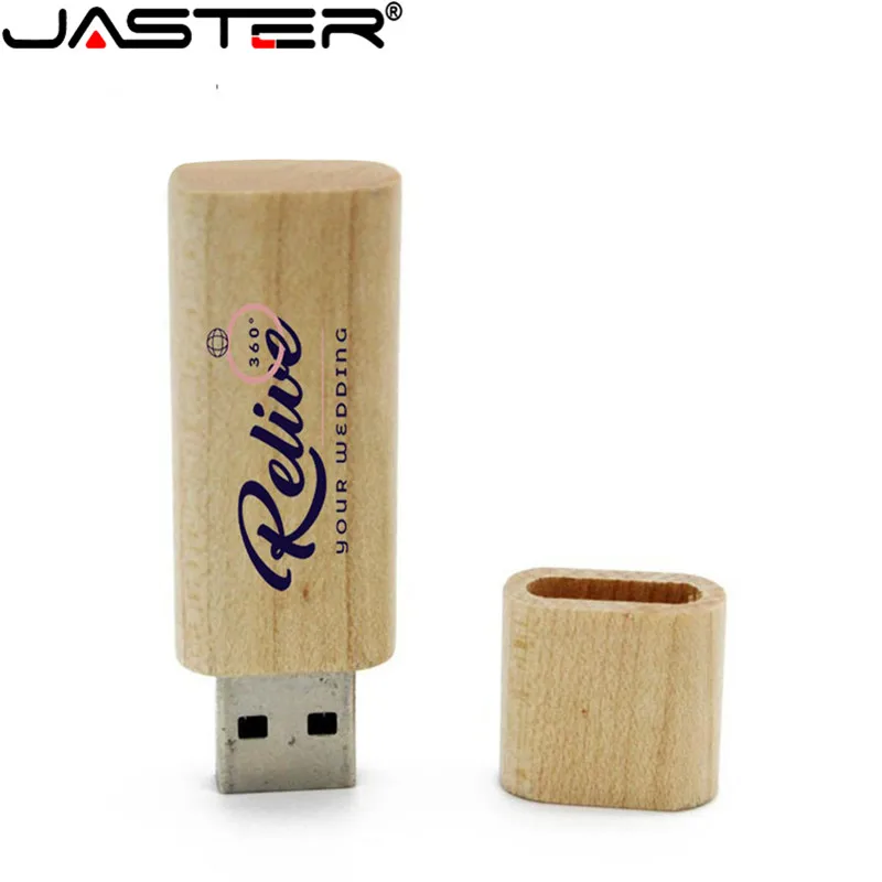 USB флеш накопитель JASTER в деревянной бамбуковой коробке 4/8/16/32/64 ГБ|USB