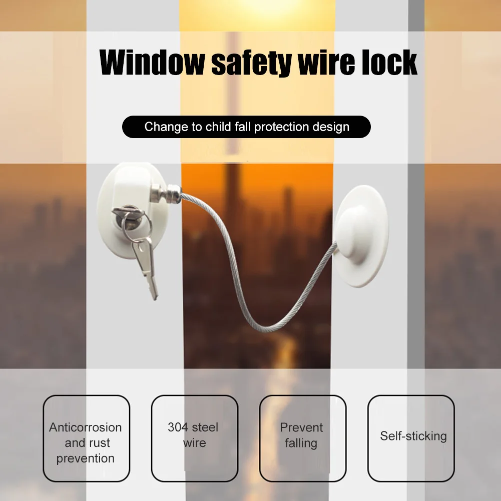 

Child Safety Lock Dual Action Multi Use Latches Refrigerator Safety Limit Lock for Drawer Door I88 #1