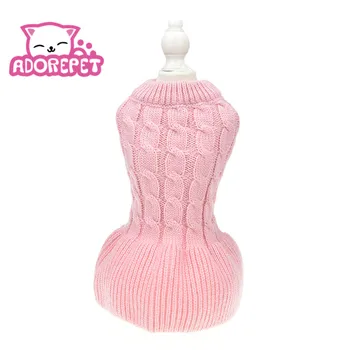 

Pet Sweaters For Dog Female Girl Pink Winter Dog Dress Tutu Skirt Puppy Hoodie Shirt Knitted Clothes For Dachshund Bulldog Corgi