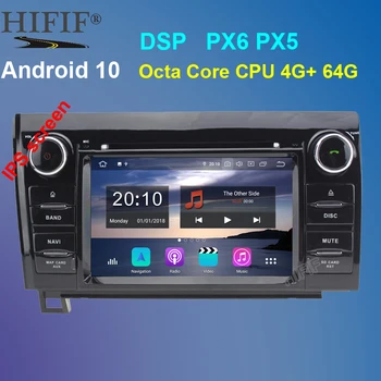 

PX6 7 Inch Octa Core Android 10 4G RAM 64G ROM 2din car dvd GPS player For Toyota Tundra Sequoia Stereo Radio camera DVR RDS BT