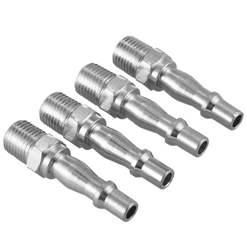 HLZS-6pcs воздушный шланг фитинг для компрессора соединитель быстросъемный набор мужской 1/4