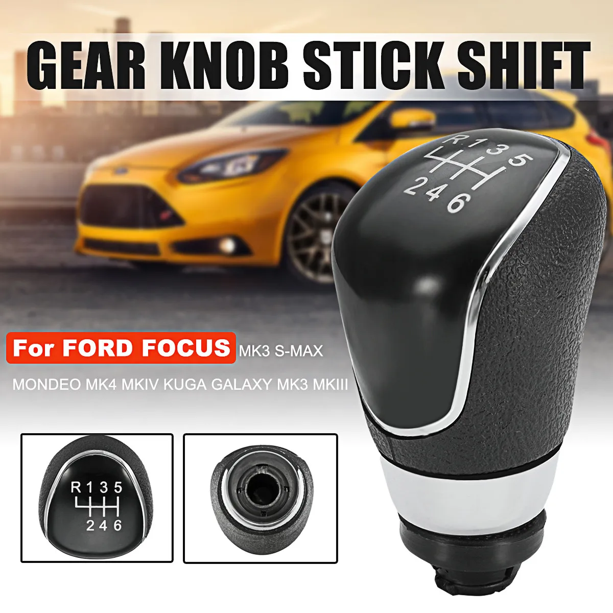 Новая подходит для замены 6 скоростей ручка переключения передач для Ford Focus MK MK7 C-max Mondeo коррозионная стойкость# P15