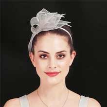 Обруч для волос mingli Tengda Princess головной убор для волос Cambric украшение для волос для леди высокого качества Женский обруч для головы с шариками украшение для волос с перьями