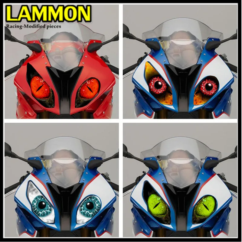 

FOR BMW S1000RR 2015-2018 16 17 Motorcycle Accessories Front Fairing Headlight Sticker Guard Sticker